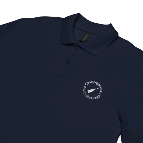 Polo piqué Champagne lover – Image 2