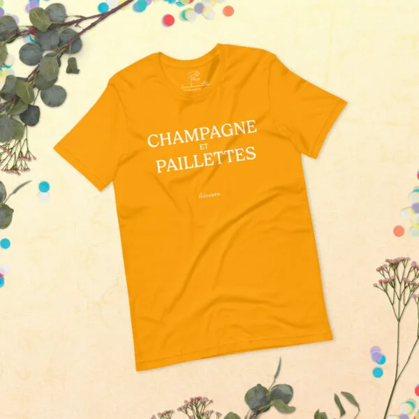 T-shirt Champagne et paillettes – Image 11