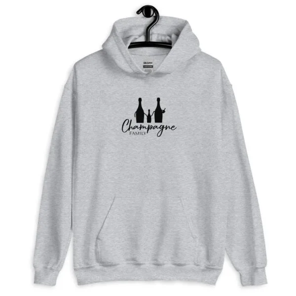 Sweat Champagne family 2 parents + 1 enfant + 1 bébé – Image 2
