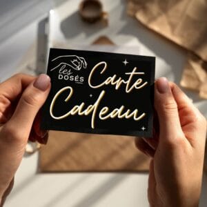 carte cadeau à offrir sur la boutique cadeau champagne et vin Les Dosés