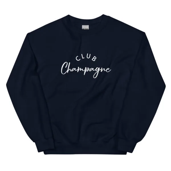 Sweat Club Champagne à Col Rond – Image 2